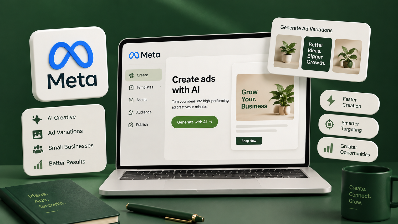 Meta Launches AI-Powered Ad Creative Studio for Small Businesses