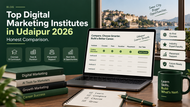 Best Digital Marketing Institutes in Udaipur 2026 – Complete Guide
